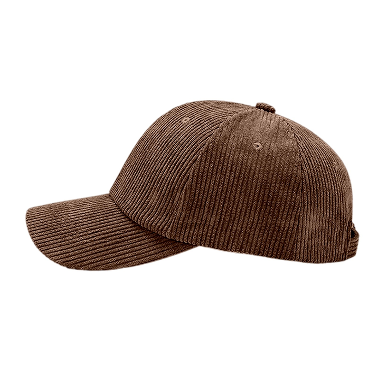 thumbnail image 2 of Gorra de béisbol unisex de pana - Textura suave, visera, correa ajustable - Informal/para actividades al aire libre, 2 of 8